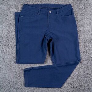 Lululemon‎ Pants Mens 34x30 Blue ABC Slim Fit 5 Pocket Utilitech Trouser